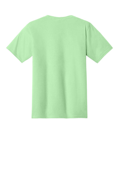 Custom Embroidered Port & Co T-Shirts  in Spearmint