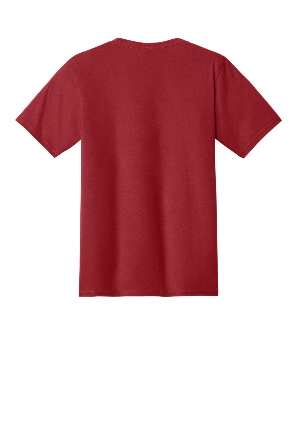 Custom Embroidered Port & Co T-Shirts  in Team Cardinal