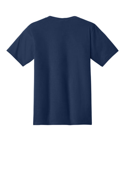 Custom Embroidered Port & Co T-Shirts  in Team Navy