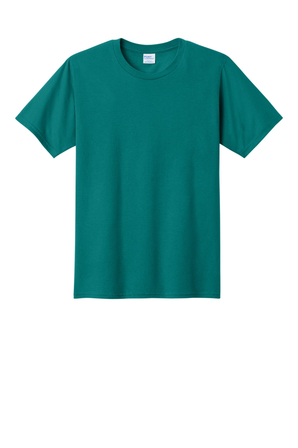 Custom Embroidered Port & Co T-Shirts  in Team Teal