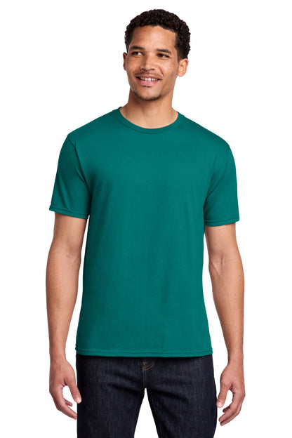 Custom Embroidered Port & Co T-Shirts  in Team Teal