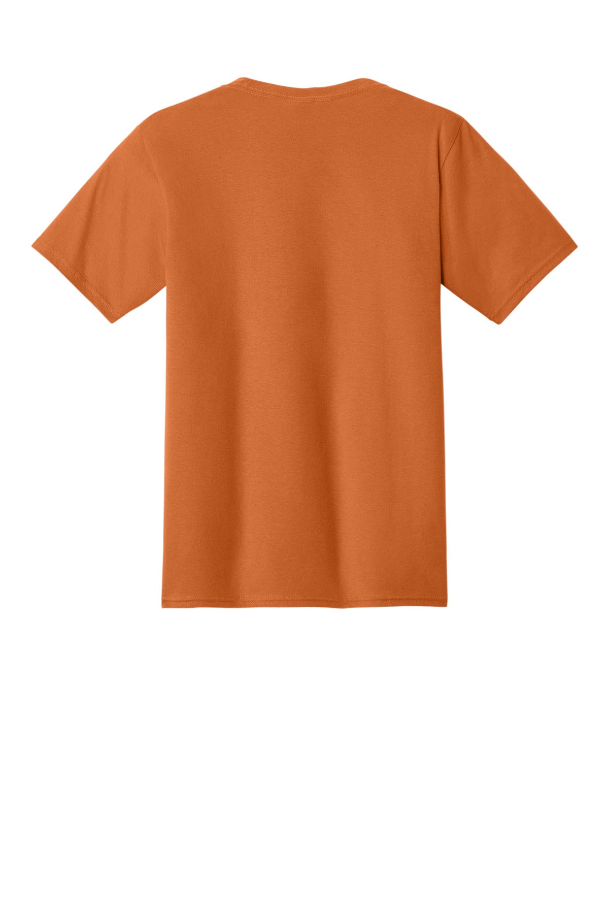 Custom Embroidered Port & Co T-Shirts  in Texas Orange