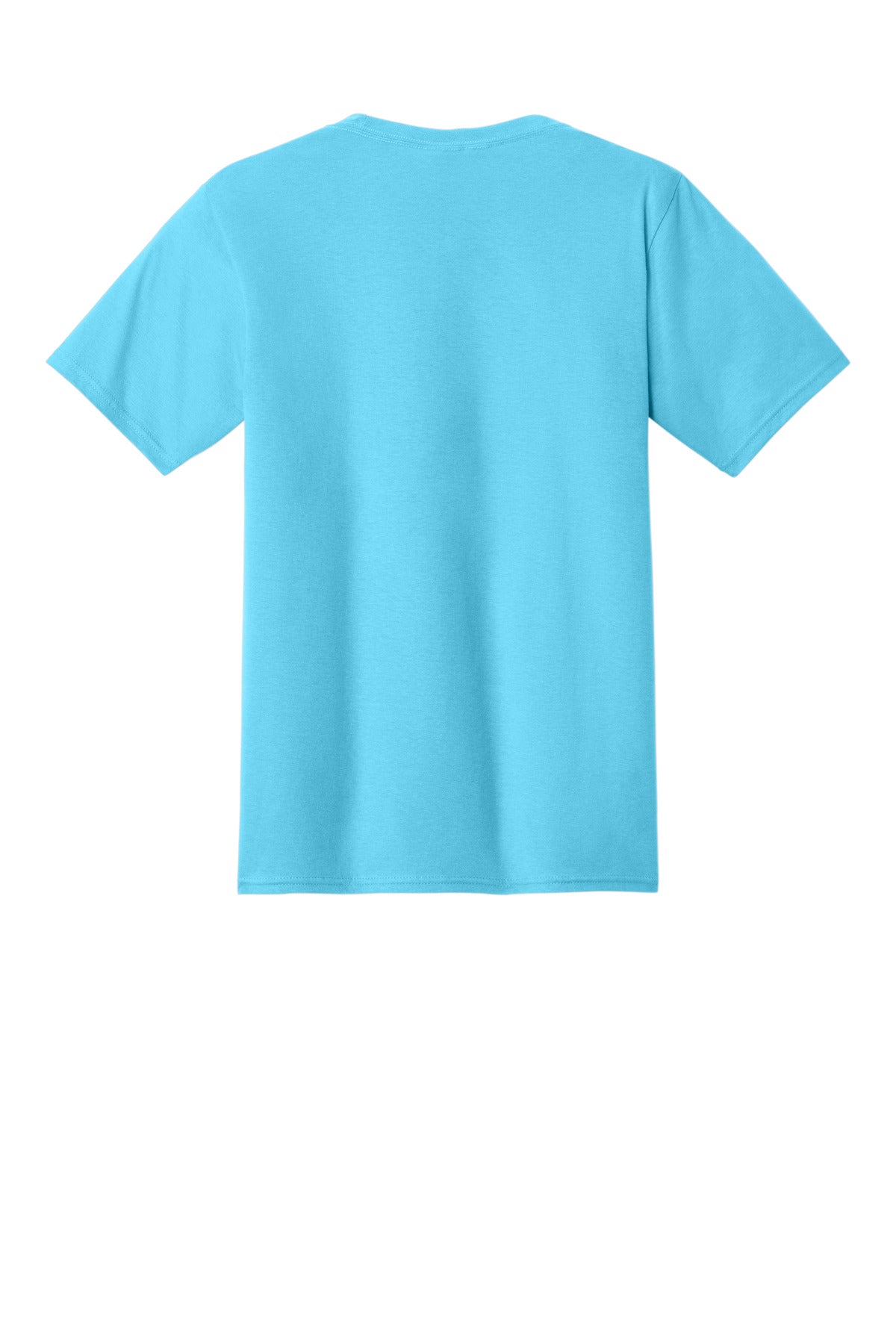 Custom Embroidered Port & Co T-Shirts  in Tidal Wave