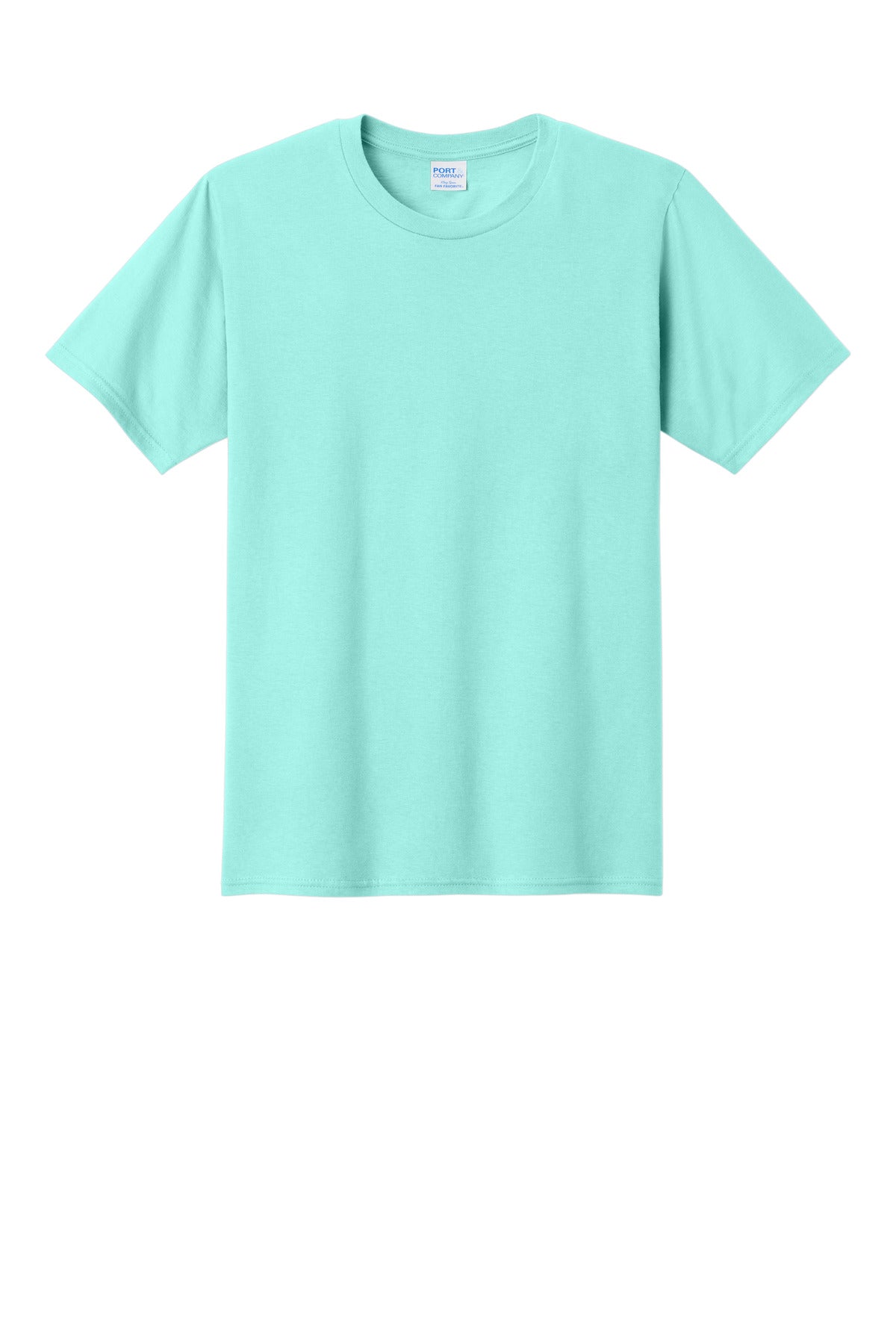Custom Embroidered Port & Co T-Shirts  in True Celadon