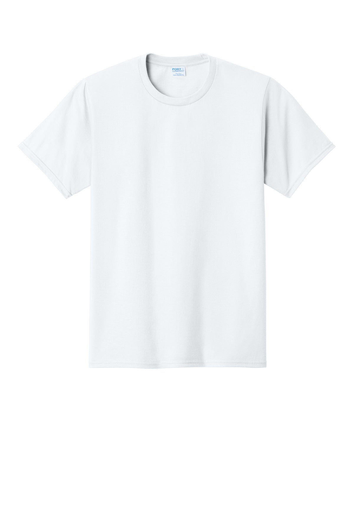 Custom Embroidered Port & Co T-Shirts  in White