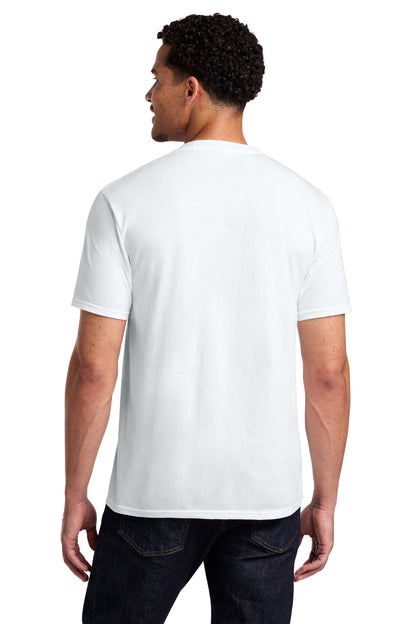 Custom Embroidered Port & Co T-Shirts  in White