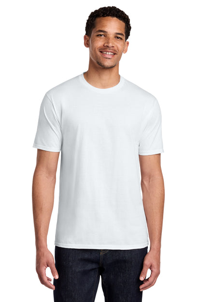 Custom Embroidered Port & Co T-Shirts  in White
