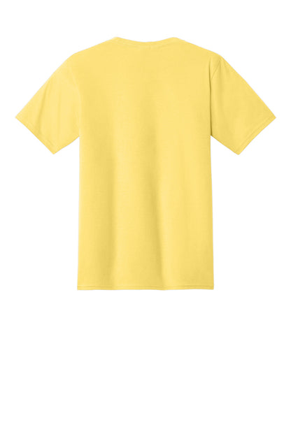 Custom Embroidered Port & Co T-Shirts  in Yellow