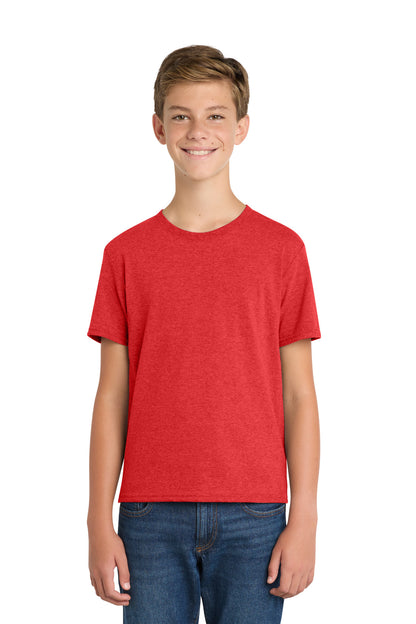 Custom Embroidered Port & Co Clothing in Bright Red Heather