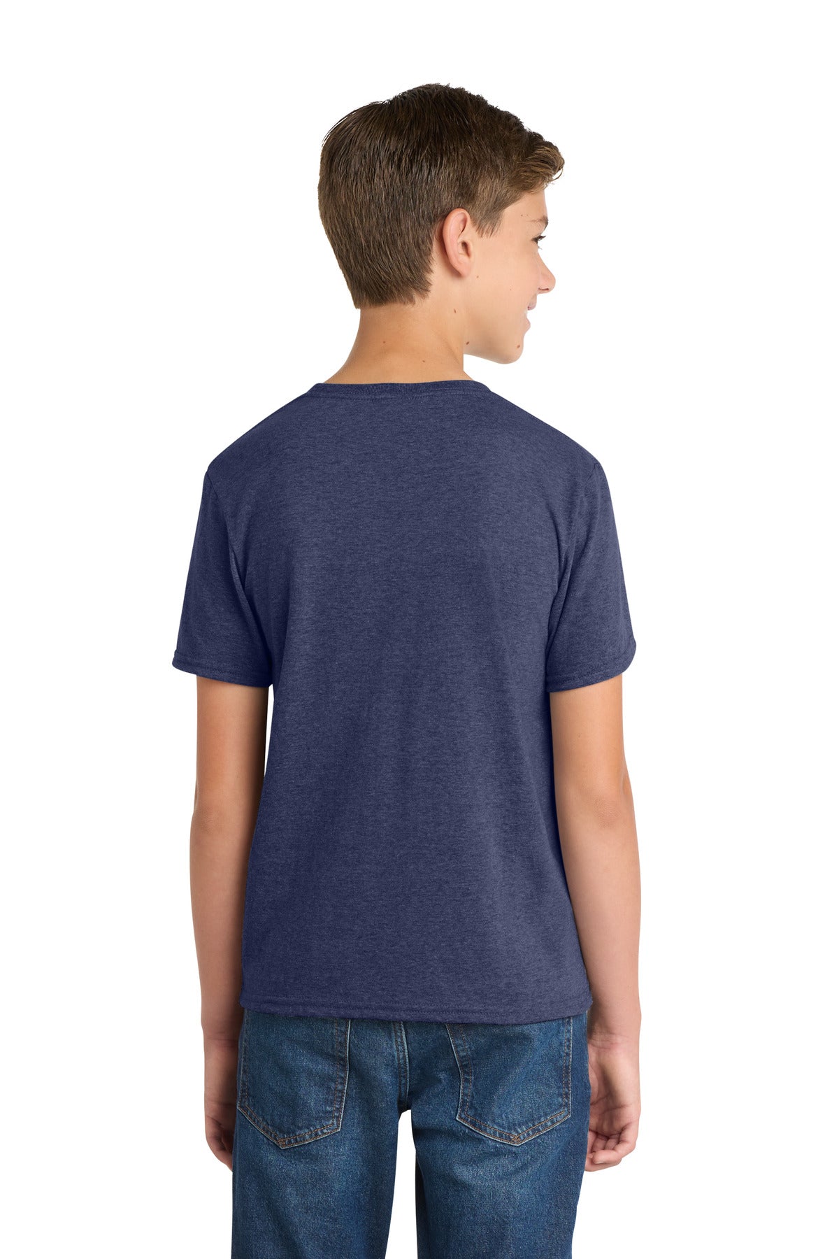 Custom Embroidered Port & Co Clothing in Team Navy Heather
