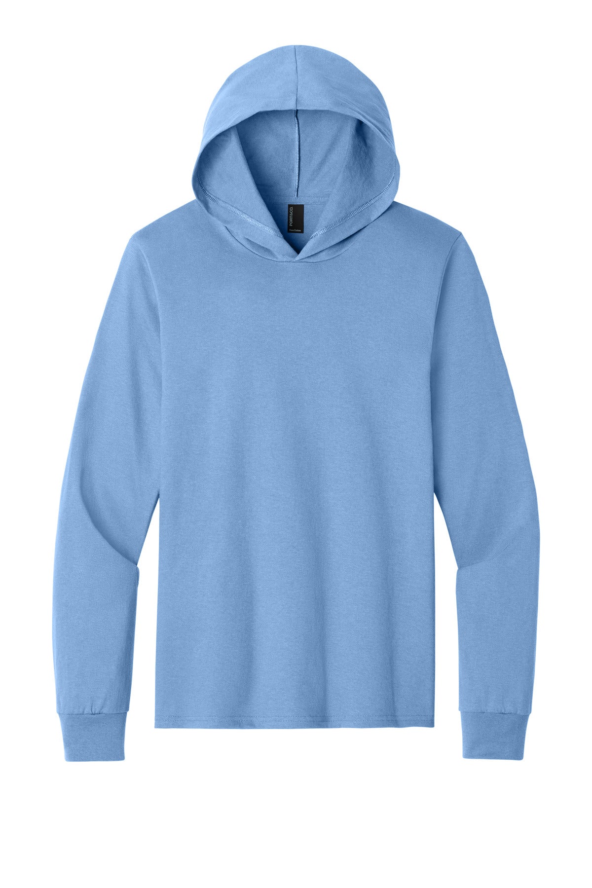 Custom Embroidered Port & Co T-Shirts  in Carolina Blue