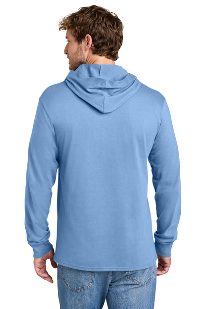 Custom Embroidered Port & Co T-Shirts  in Carolina Blue