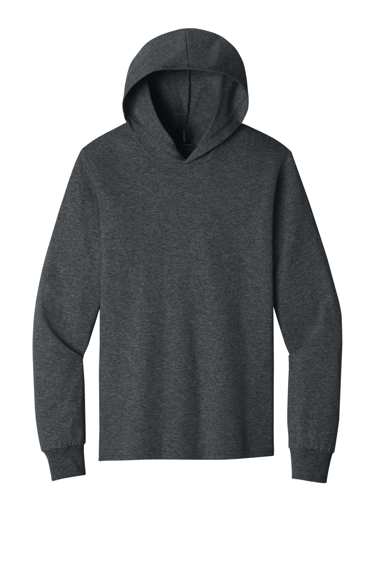 Custom Embroidered Port & Co T-Shirts  in Dark Heather Grey