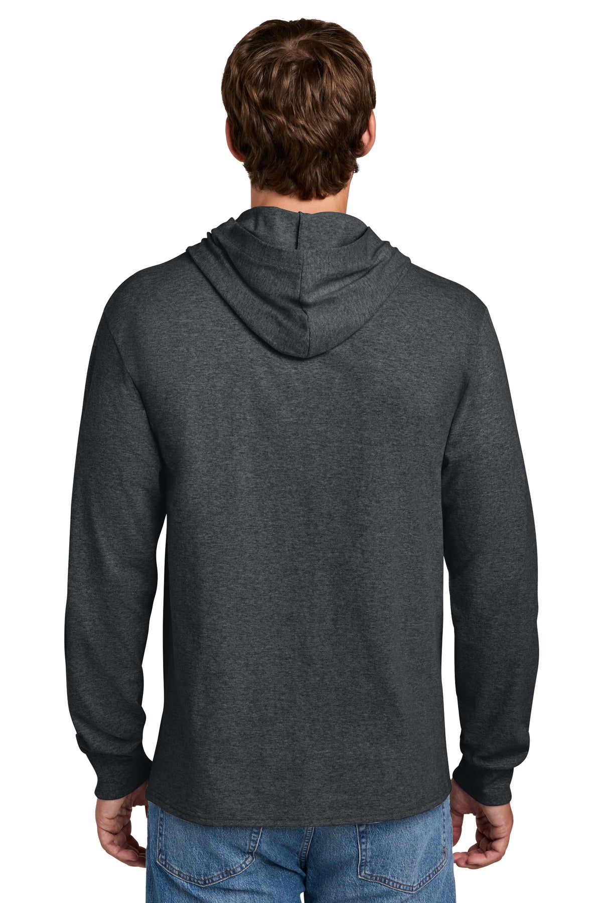Custom Embroidered Port & Co T-Shirts  in Dark Heather Grey