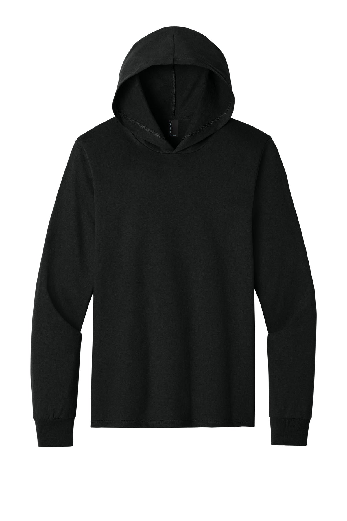 Custom Embroidered Port & Co T-Shirts  in Jet Black