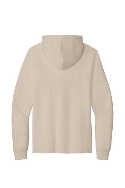 Custom Embroidered Port & Co T-Shirts  in Light Sand