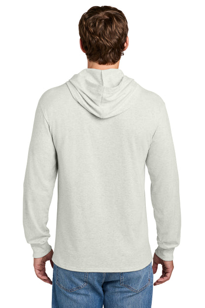 Custom Embroidered Port & Co T-Shirts  in Oatmeal Heather