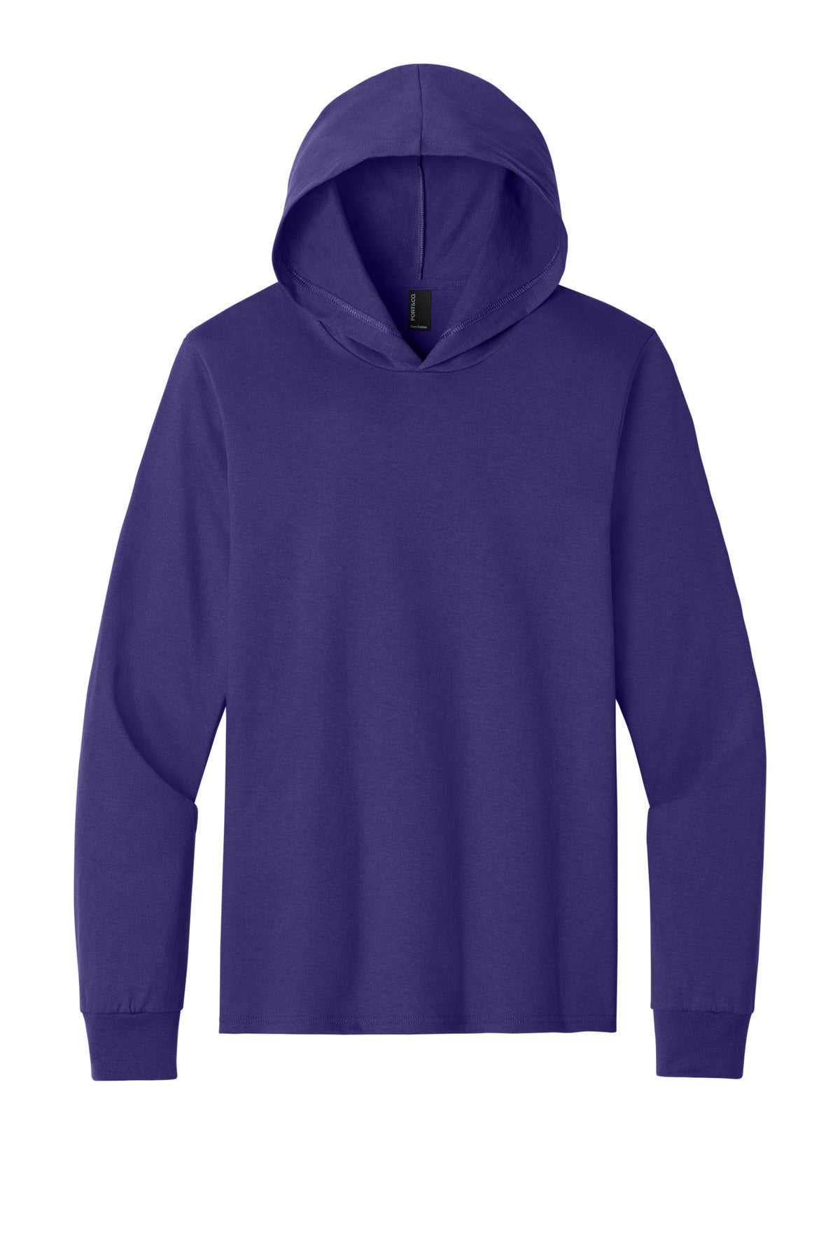 Custom Embroidered Port & Co T-Shirts  in Team Purple