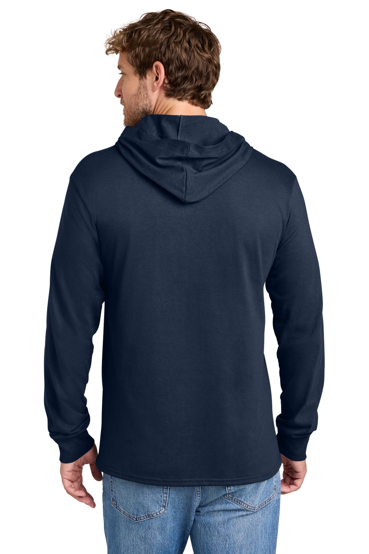 Custom Embroidered Port & Co T-Shirts  in True Navy