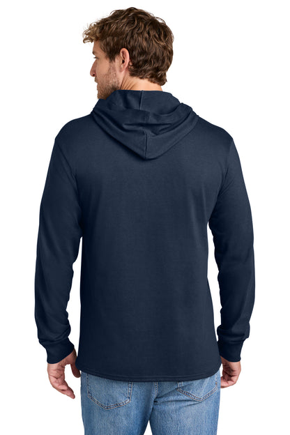 Custom Embroidered Port & Co T-Shirts  in True Navy