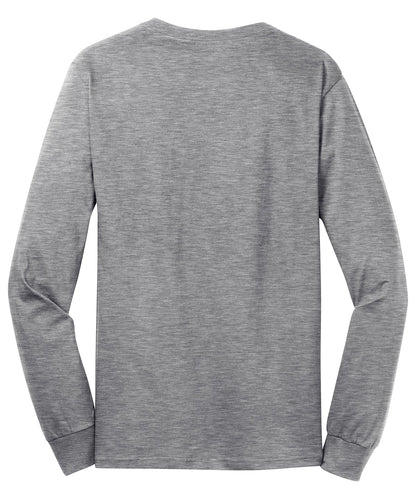Port & Company - Long Sleeve Core Cotton Tee. PC54LS Athletic Heather