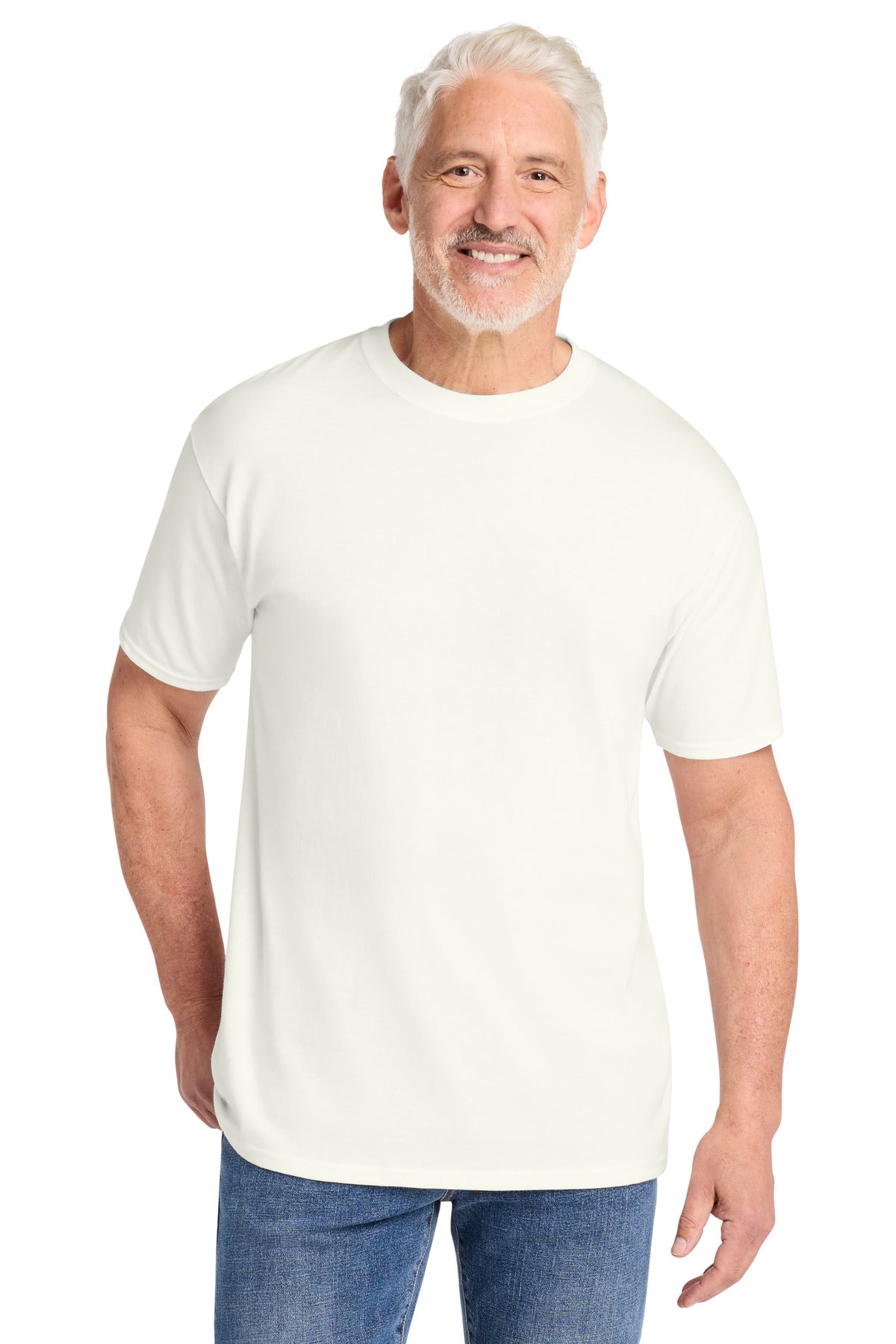 Custom Embroidered Port & Co T-Shirts  in PFD