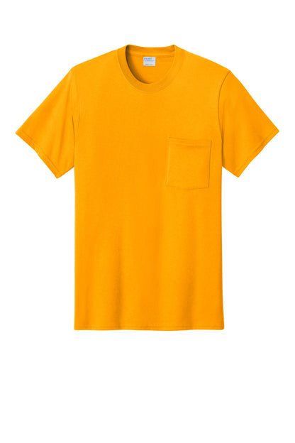 Custom Embroidered Port & Co T-Shirts  in Gold