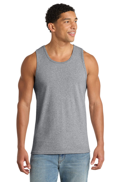 Custom Embroidered Port & Co T-Shirts  in Athletic Heather