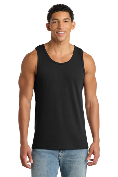 Custom Embroidered Port & Co T-Shirts  in Jet Black