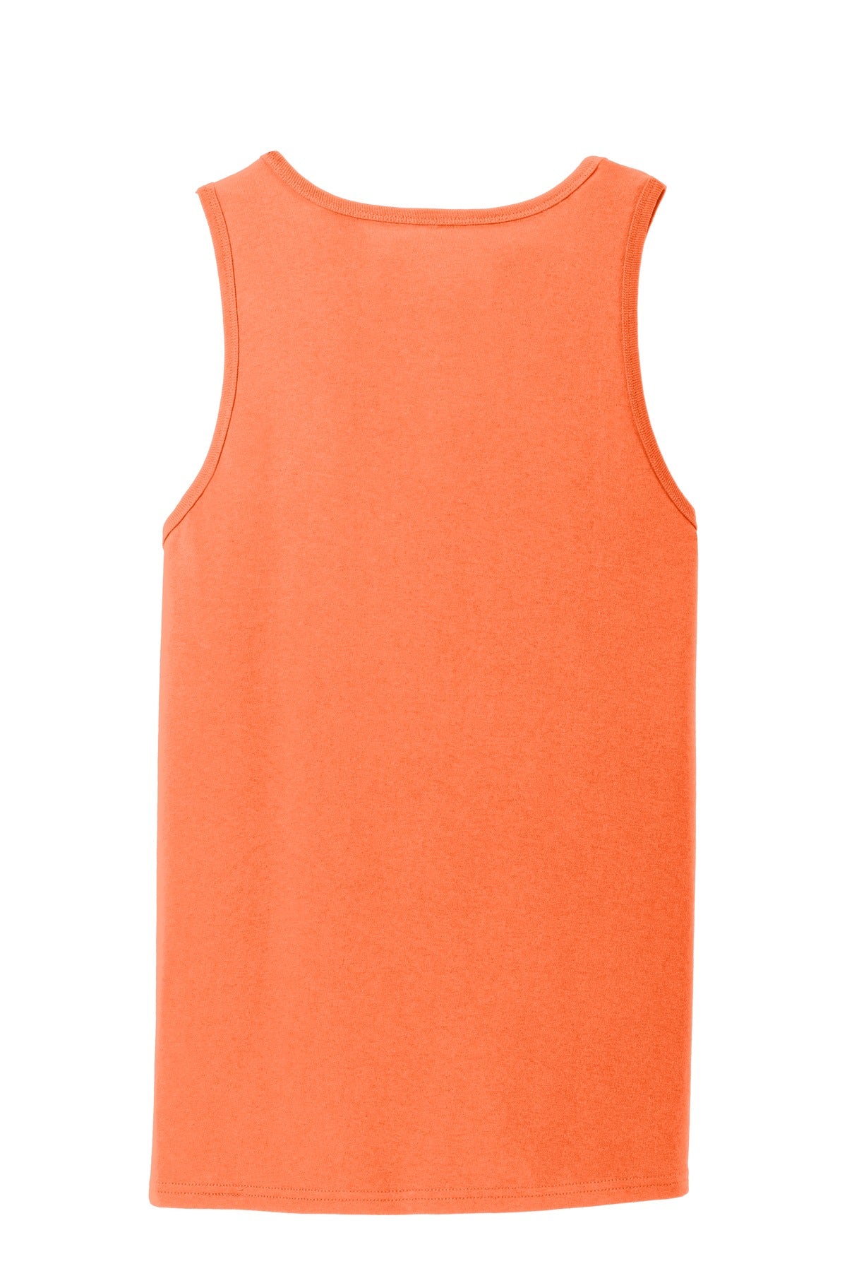 Custom Embroidered Port & Co T-Shirts  in Neon Orange