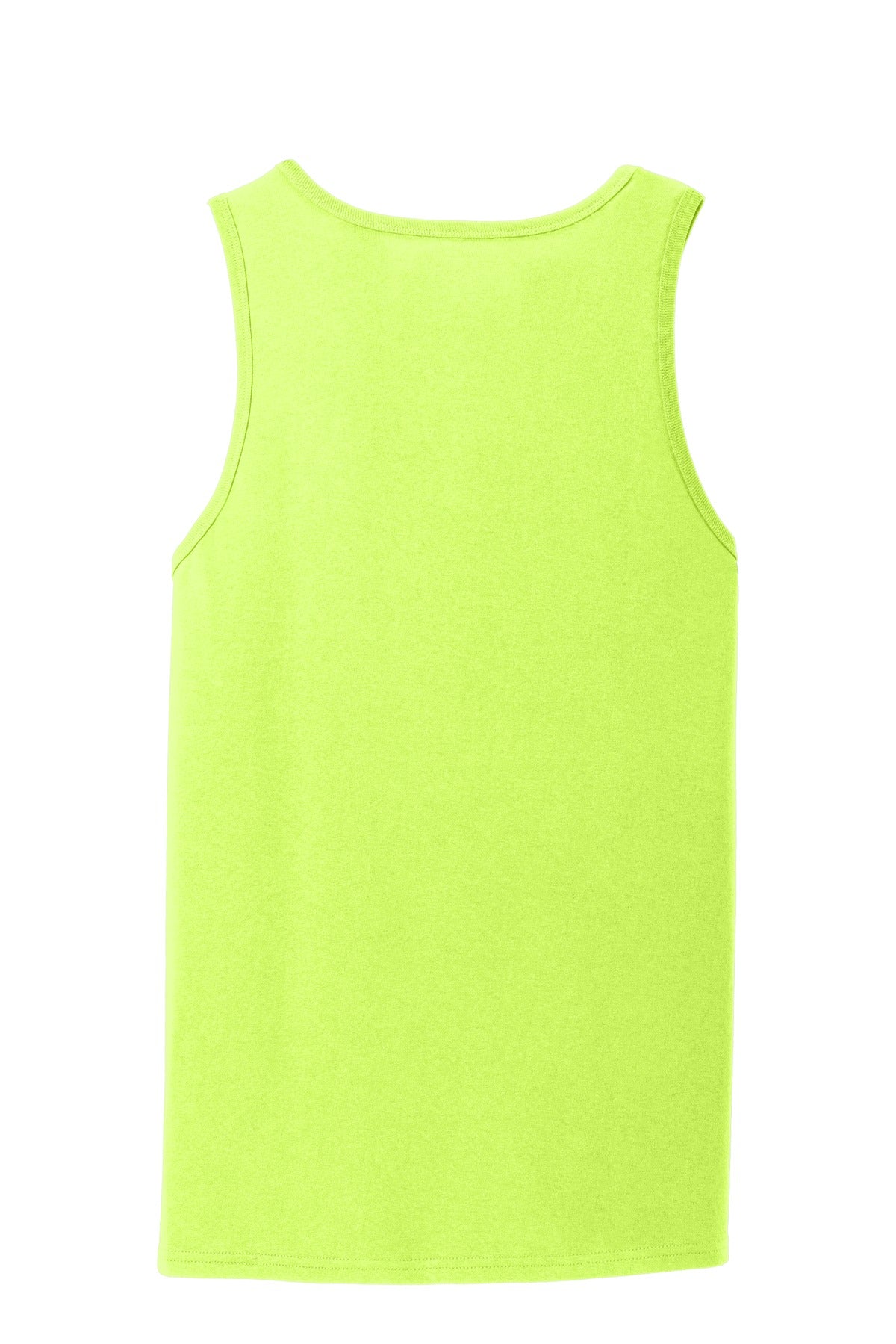 Custom Embroidered Port & Co T-Shirts  in Neon Yellow
