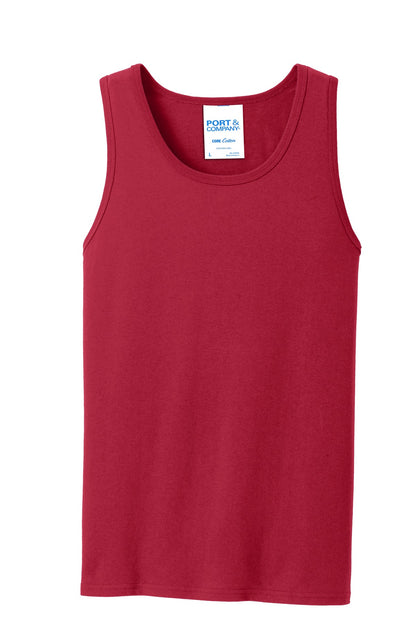 Custom Embroidered Port & Co T-Shirts  in Red