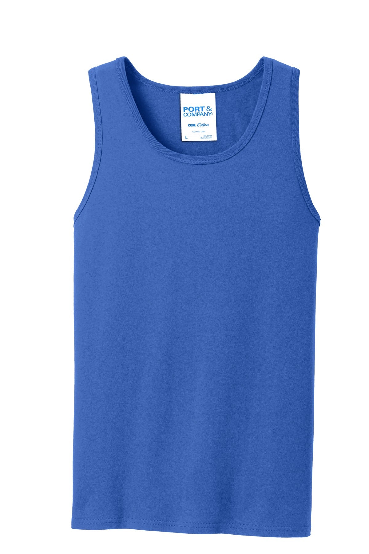 Custom Embroidered Port & Co T-Shirts  in Royal