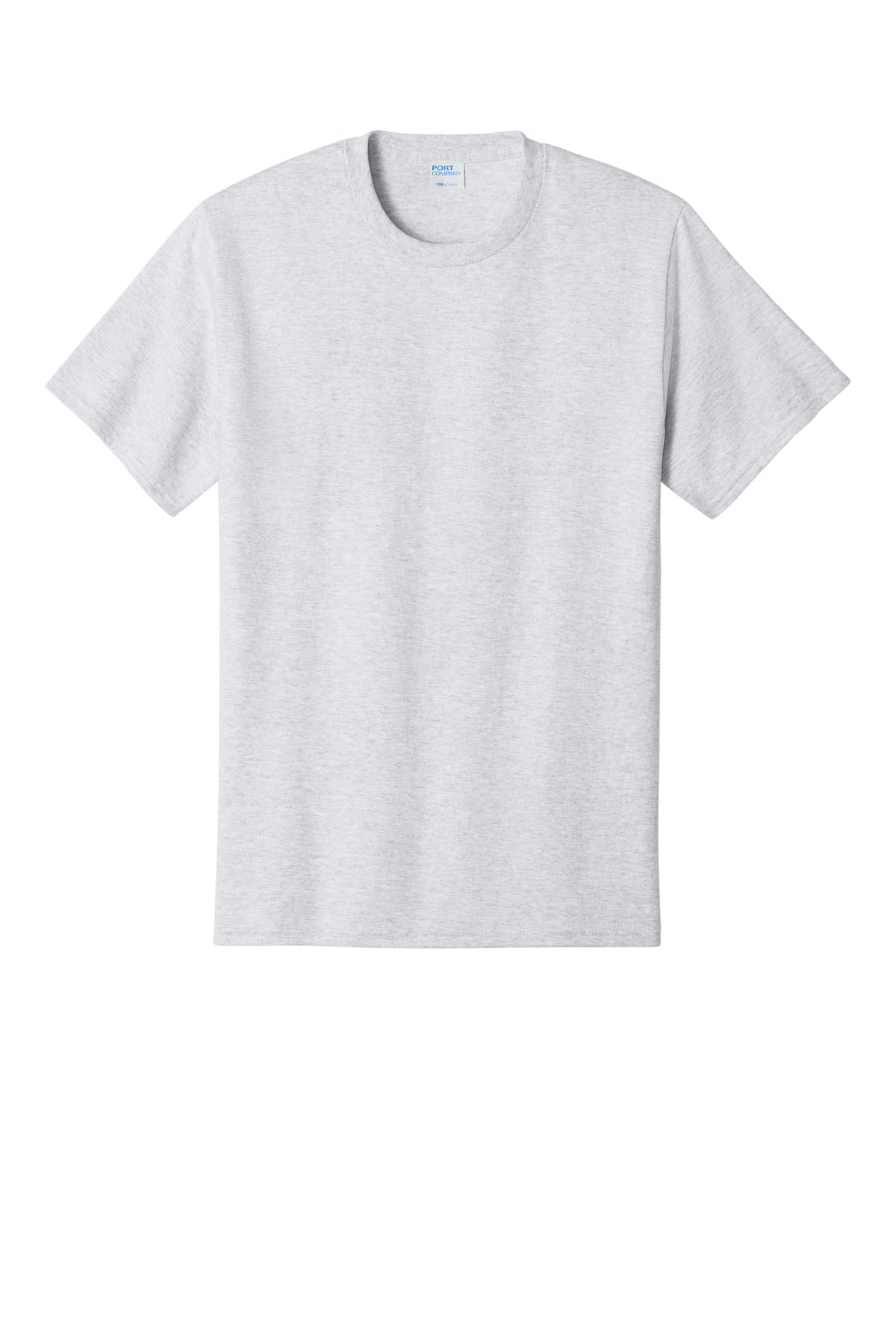 Custom Embroidered Port & Co T-Shirts  in Ash