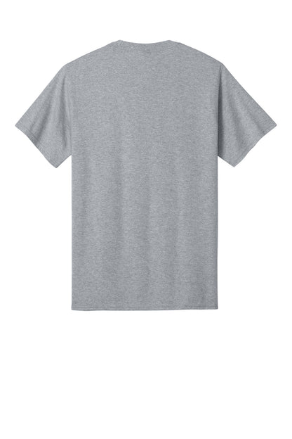 Custom Embroidered Port & Co T-Shirts  in Athletic Heather
