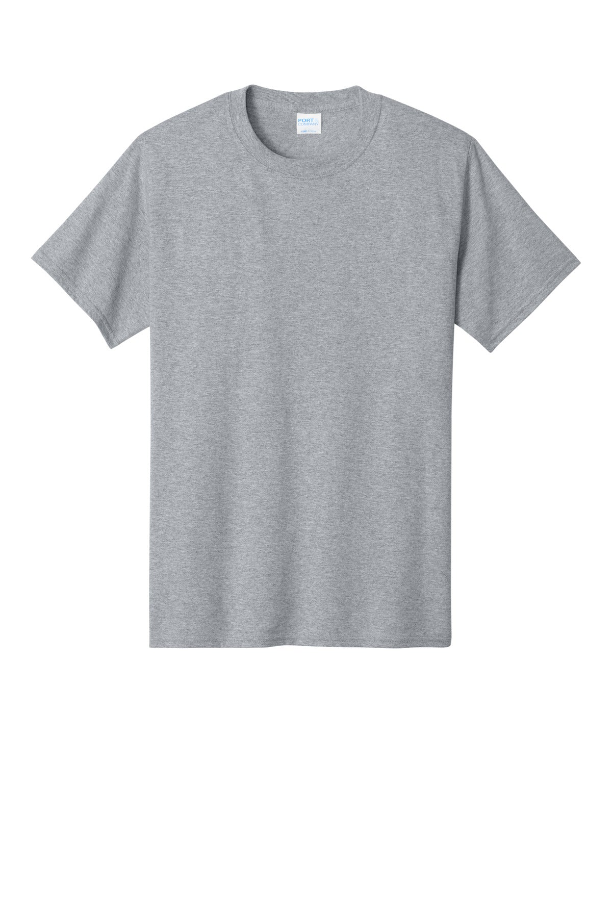 Custom Embroidered Port & Co T-Shirts  in Athletic Heather