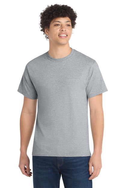 Custom Embroidered Port & Co T-Shirts  in Athletic Heather