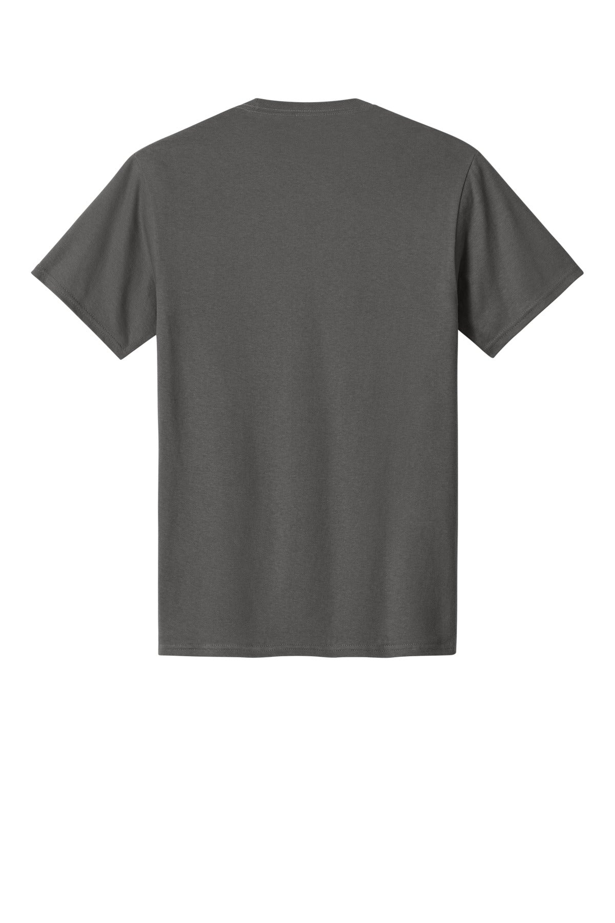 Custom Embroidered Port & Co T-Shirts  in Charcoal