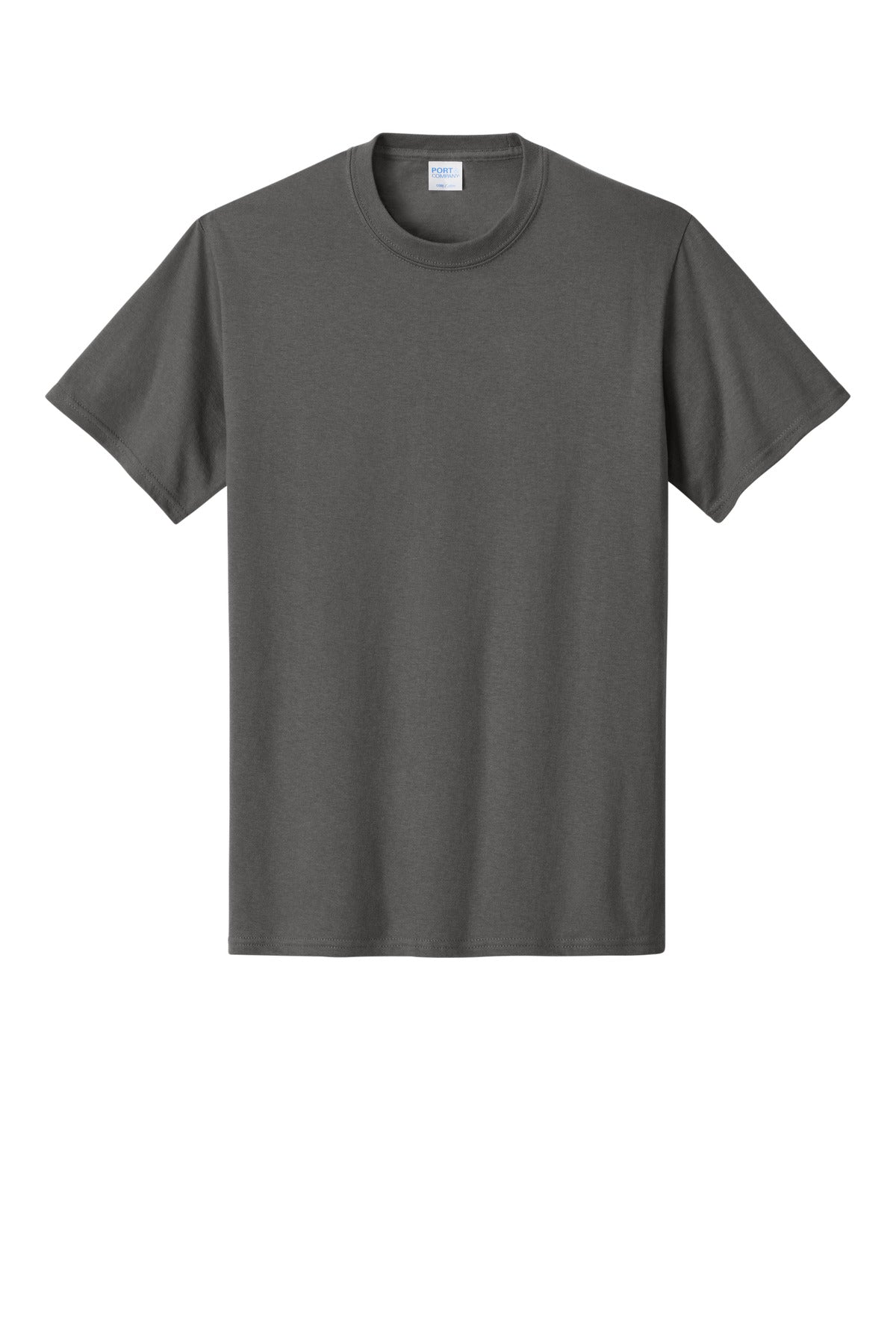 Custom Embroidered Port & Co T-Shirts  in Charcoal