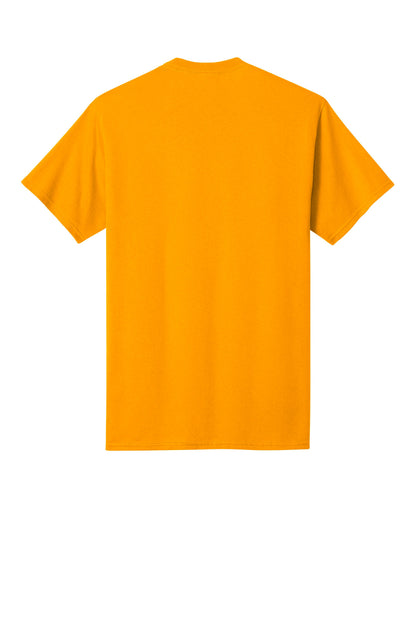 Custom Embroidered Port & Co T-Shirts  in Gold