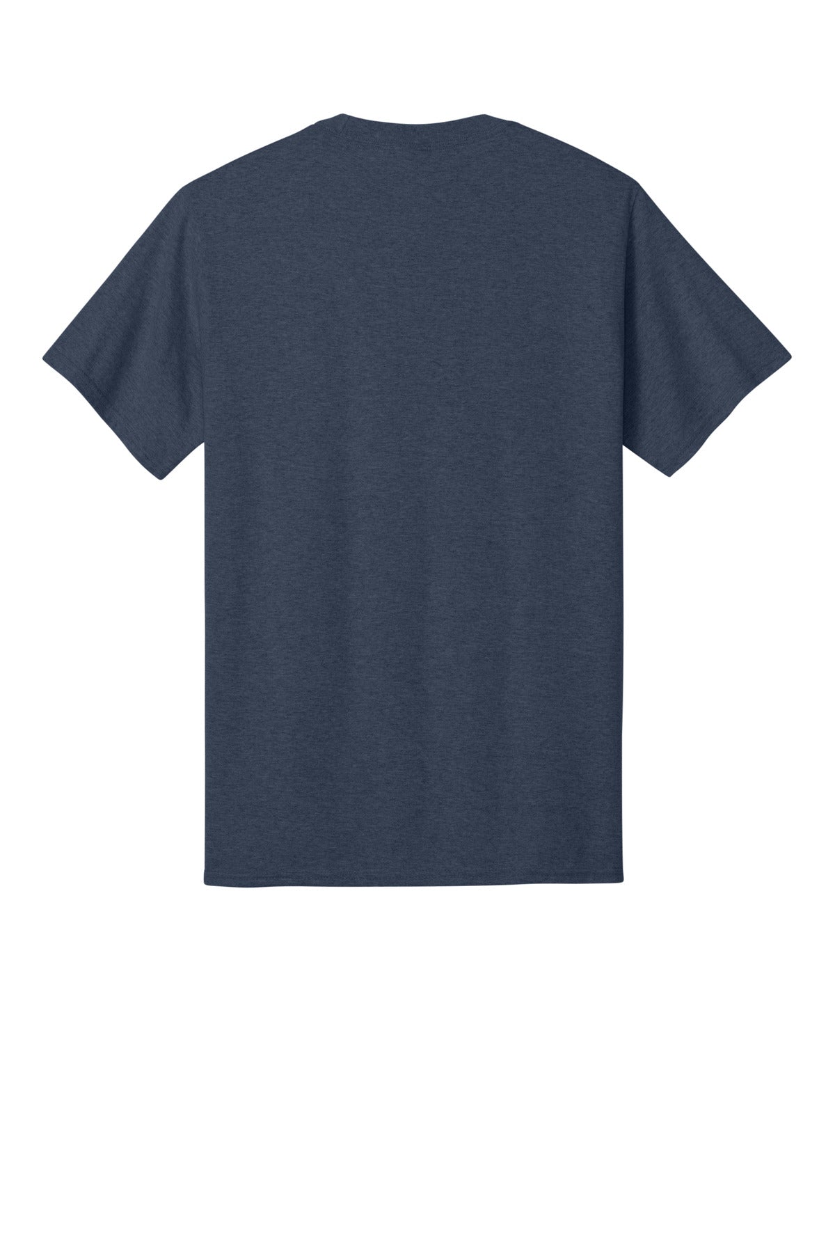 Custom Embroidered Port & Co T-Shirts  in Heather Navy