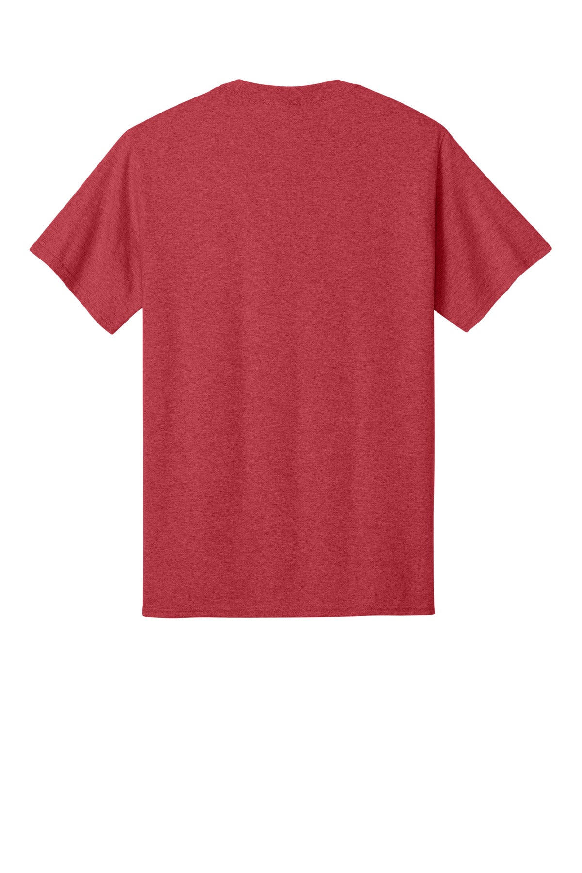 Custom Embroidered Port & Co T-Shirts  in Heather Red