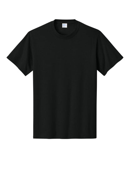 Custom Embroidered Port & Co T-Shirts  in Jet Black