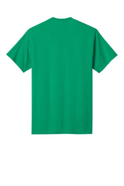 Custom Embroidered Port & Co T-Shirts  in Kelly
