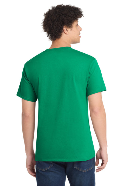 Custom Embroidered Port & Co T-Shirts  in Kelly