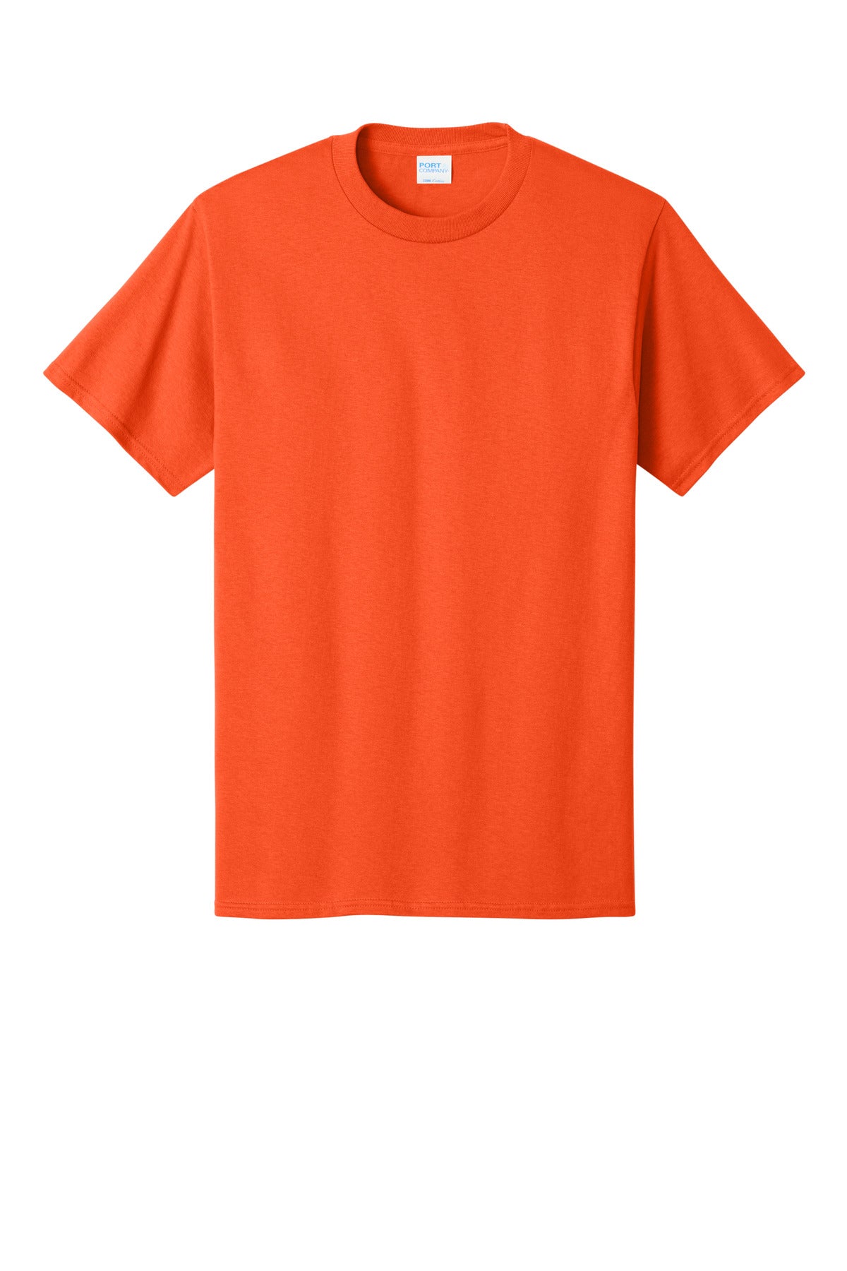 Custom Embroidered Port & Co T-Shirts  in Orange