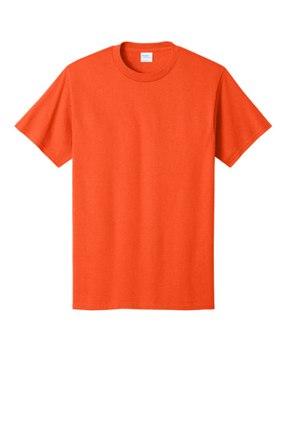 Custom Embroidered Port & Co T-Shirts  in Orange