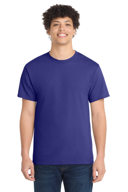 Custom Embroidered Port & Co T-Shirts  in Purple