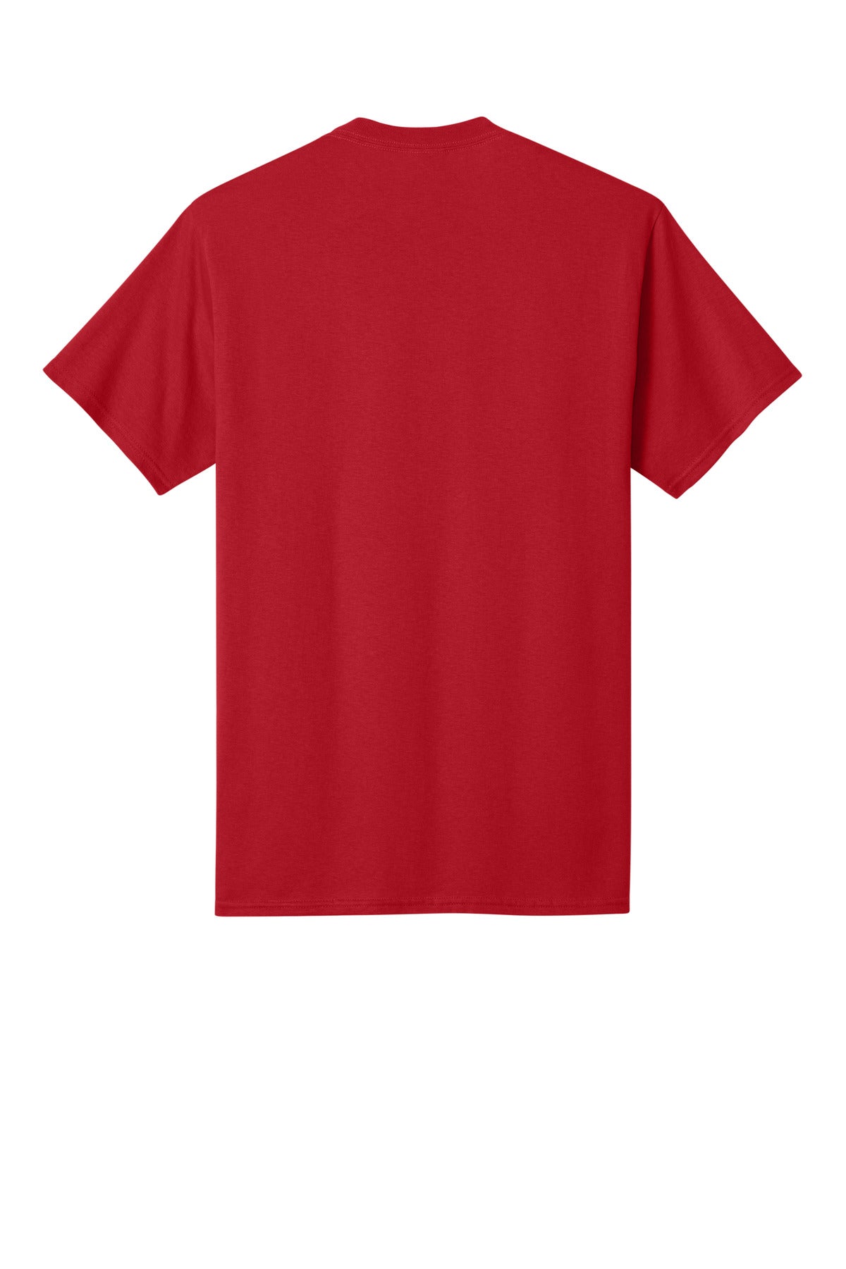 Custom Embroidered Port & Co T-Shirts  in Red