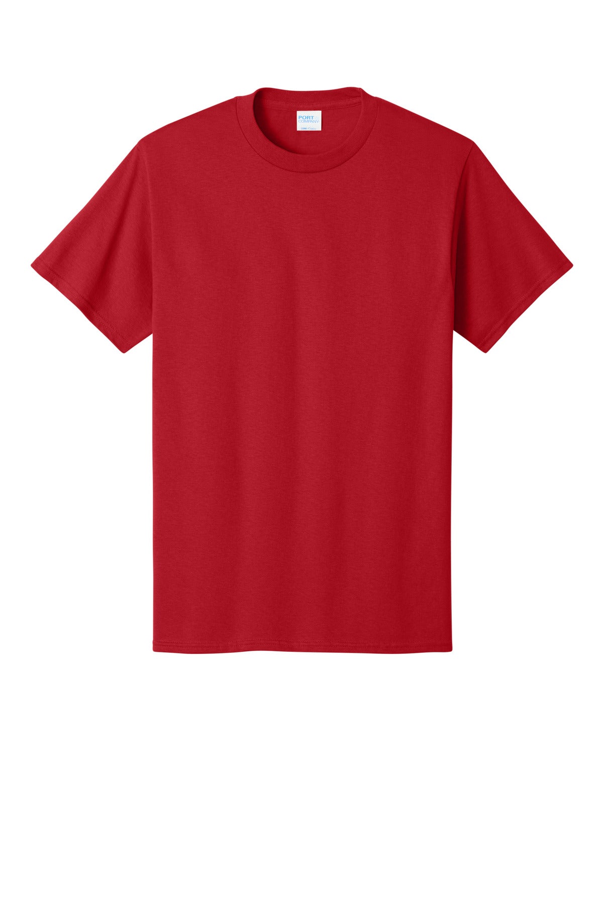 Custom Embroidered Port & Co T-Shirts  in Red